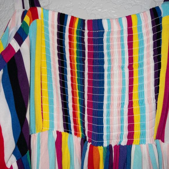 Torrid Rainbow Always Proud Sweetheart Neckline Dress Size 00 - Picture 8 of 11